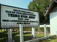 Makam Pahlamwan Naasional Teuku Nyak Arief. (Sumber: Google)