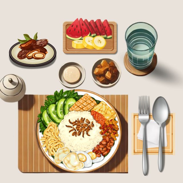 Ilustrasi Detar_Rekomendasi Menu Berbuka_Saira Salsabila