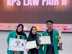 Tim KDFH USK Raih Juara 2 Debat Hukum Nasional Pada KPS Law Fair II UIN Ar-Raniry 2025