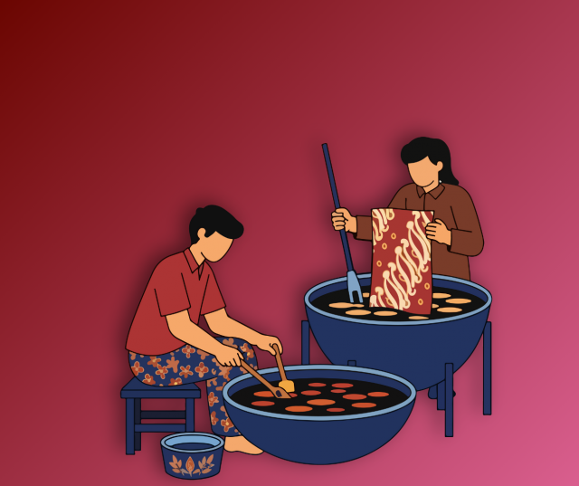 Ilustrasi Hari Batik Nasional (Rizki Mauliza Yanti)